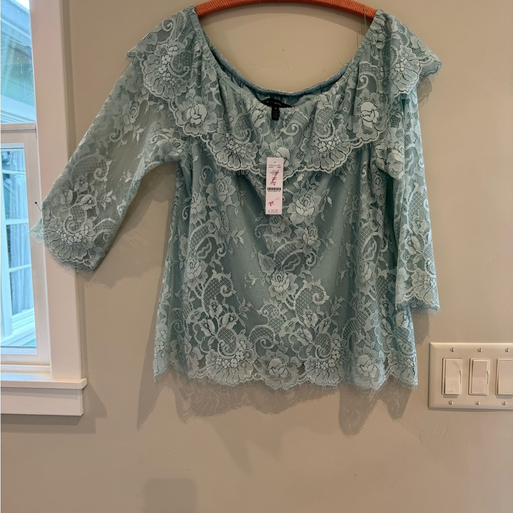 White House Black Market lace top
